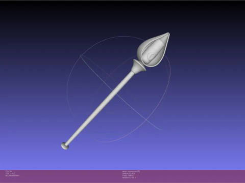 Hazbin Hotel Alastor Microphone 3D Print Model