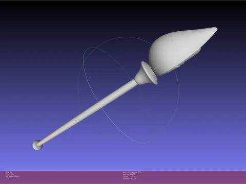 Hazbin Hotel Alastor Microphone 3D Print Model