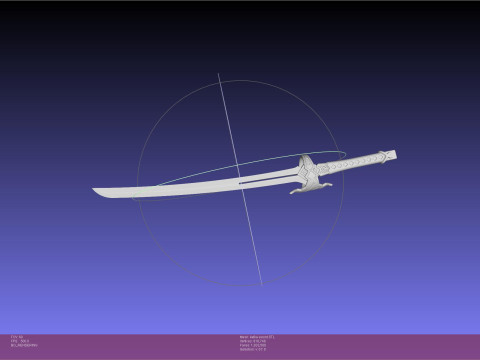 Honkai Star Rail Kafka Sword 3Dプリントモデル