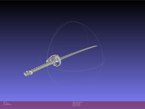 Honkai Star Rail Kafka Sword 3Dプリントモデル