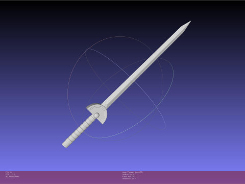 Re Zero Theresia Van Astrea Sword 3D Print Model