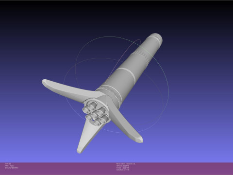 Stoke Space Nova Rocket Updated Version 3Dプリントモデル