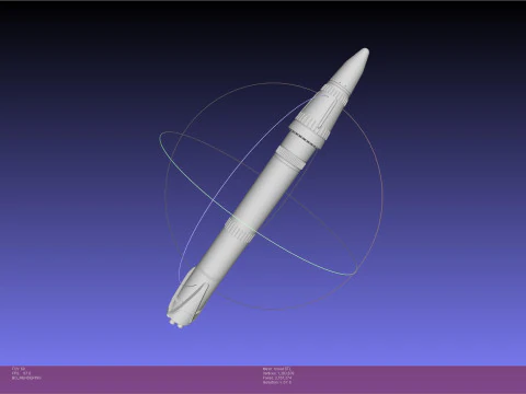 Stoke Space Nova Rocket Updated Version 3D Print Model