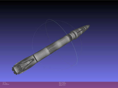 Stoke Space Nova Rocket Updated Version 3Dプリントモデル