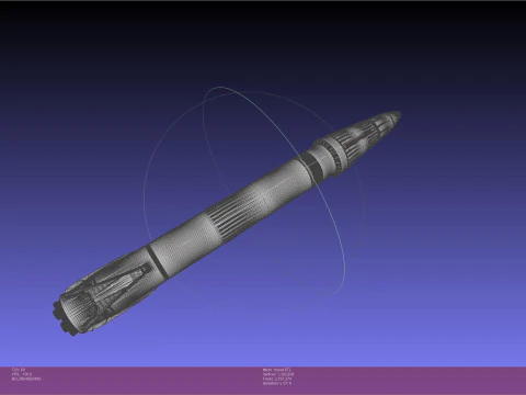 Stoke Space Nova Rocket Updated Version 3D Print Model
