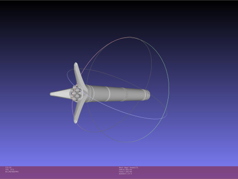 Stoke Space Nova Rocket Updated Version 3Dプリントモデル