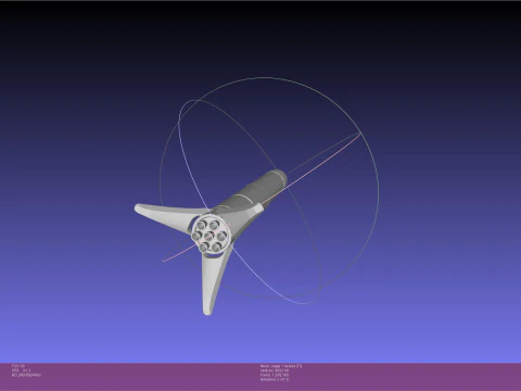 Stoke Space Nova Rocket Updated Version 3D Print Model