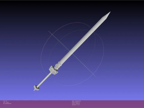 Soul Eater Crona Sword Ragnarok 3D Print Model