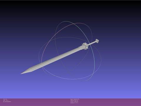 Soul Eater Crona Sword Ragnarok 3D प्रिंट मॉडल