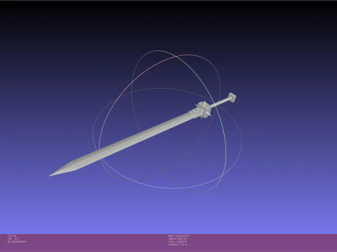 Soul Eater Crona Sword Ragnarok 3D Print Model