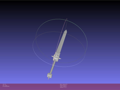 Soul Eater Crona Sword Ragnarok 3D प्रिंट मॉडल