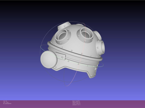 Ultrakill Gutterman Helmet 3Dプリントモデル