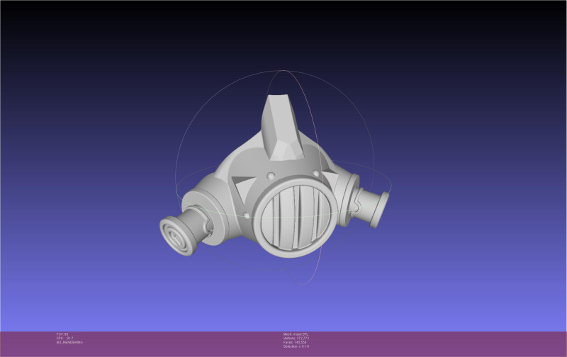 Arcane Jinx Enforcer Mask Modelo de Impressão 3D .c4d .max .obj .3ds .fbx .stl .blend 