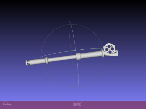 Arcane Ekko Staff Model Cetak 3D