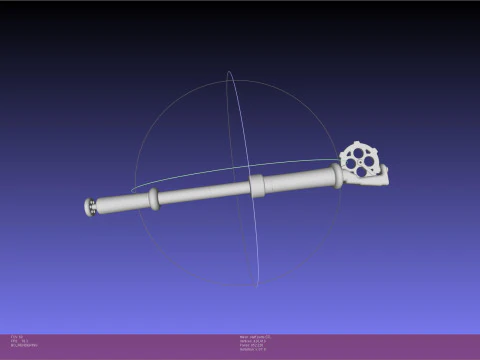 Arcane Ekko Staff 3D Print Model