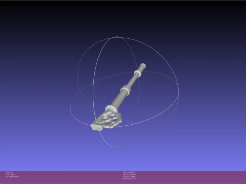 Arcane Ekko Staff 3D Print Model