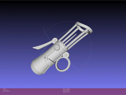 Arcane Silco-Jinx Eye シリンジ 3Dプリントモデル