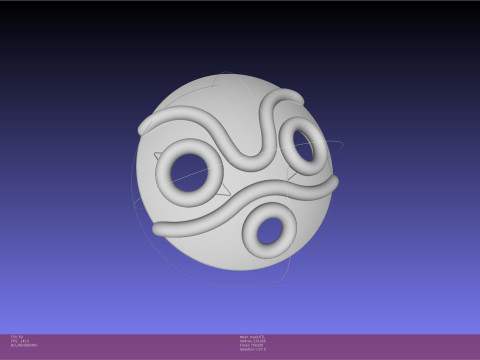Mononoke Mask 3D Принт Модель