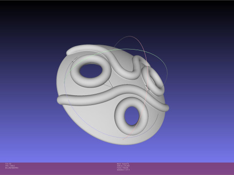 Mononoke Mask Model Cetak 3D