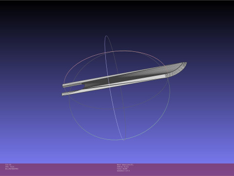 Chainsaw Man Katana Man Arm Model Cetak 3D