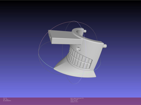 Chainsaw Man Katana Man Mask Frame 3D प्रिंट मॉडल