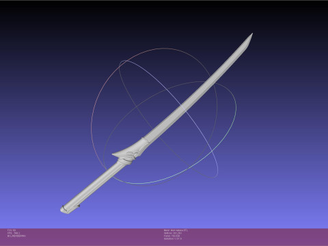 Sword Art Online ALO Klein Katana 3D Print Model