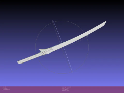 Sword Art Online ALO Klein Katana 3D Print Model