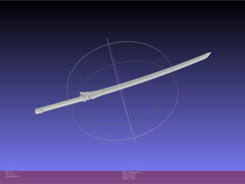 Sword Art Online ALO Klein Katana 3D 프린트 모델