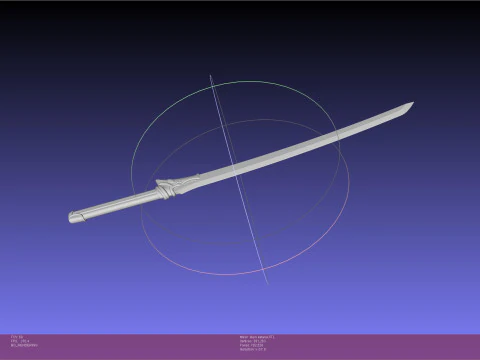 Sword Art Online ALO Klein Katana 3D Print Model