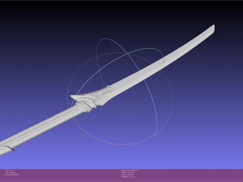 Sword Art Online ALO Klein Katana 3D Print Model