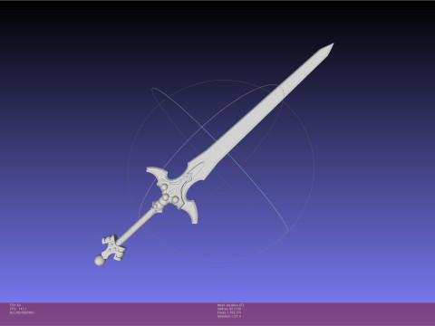 Sword Art Online ALO Excalibur 3D Print Model