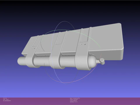Attack On Titan Season 4 Gear Blade Box 3D Print Model