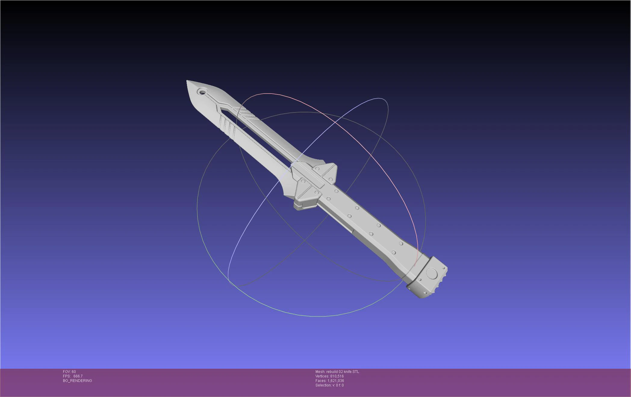 Evangelion Rebuild Unit 2 Prog Knife 3D Print Model .c4d .max .obj .3ds .fbx .stl .blend