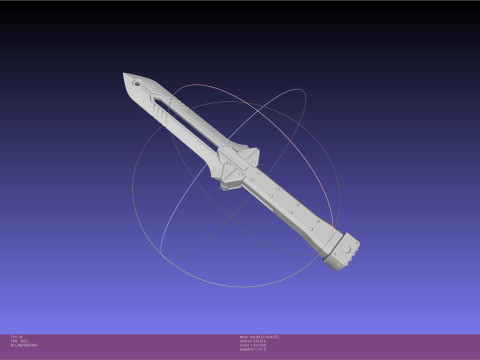 Evangelion Rebuild Unit 2 Prog Knife 3D Print Model