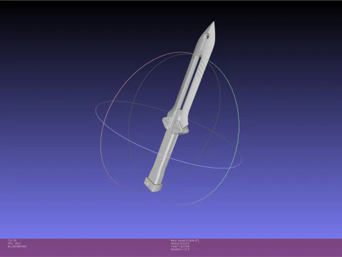 Evangelion Rebuild Unit 2 Prog Knife 3D Print Model