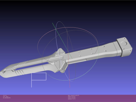 Evangelion Rebuild Unit 2 Prog Knife 3Dプリントモデル