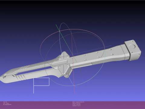 Evangelion Rebuild Unit 2 Prog Knife 3D Print Model