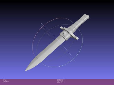 Attack On Titan Lost Girls Mirror Man Knife 3D Принт Модель