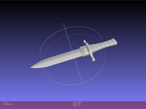 Attack On Titan Lost Girls Mirror Man Knife Modello di stampa 3D