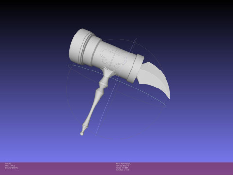 Guild Receptionist Hammer Printable Assembly 3Dプリントモデル