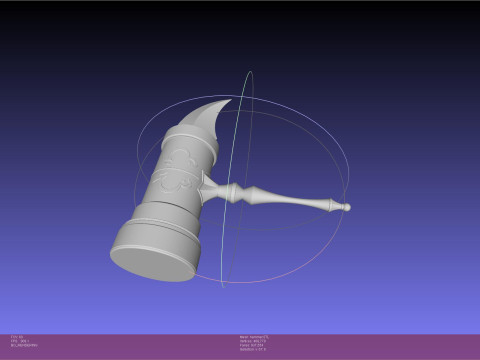 Guild Receptionist Hammer Printable Assembly 3Dプリントモデル