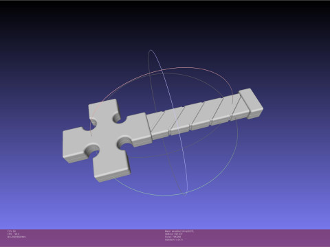 Fire Force Excalibur Hilt 3D 打印模型
