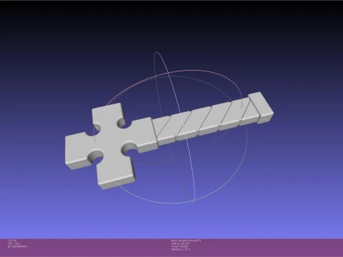 Fire Force Excalibur Hilt 3D Print Model