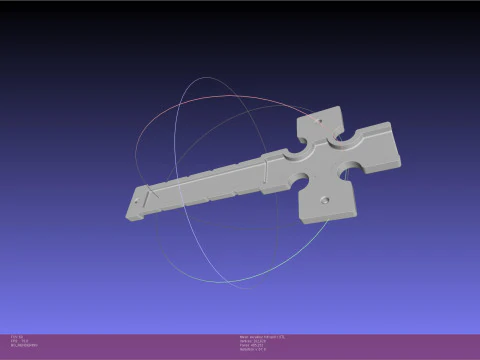 Fire Force Excalibur Hilt 3D Print Model