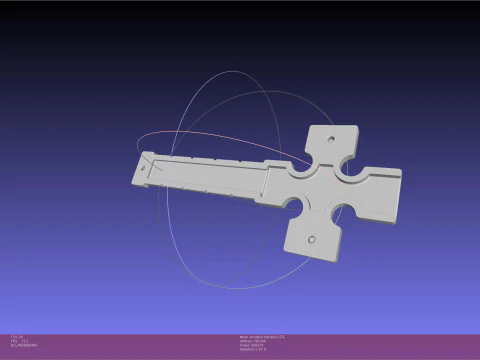 Fire Force Excalibur Hilt 3D Print Model