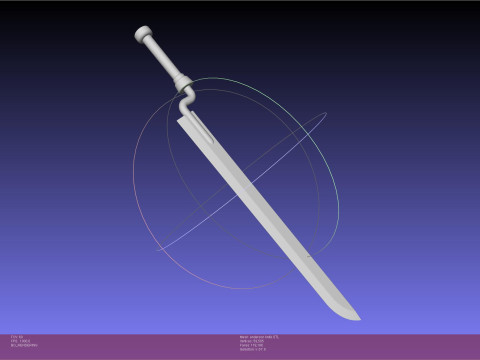 Hellsing Anderson Knife Printable Model 3D Принт Модель