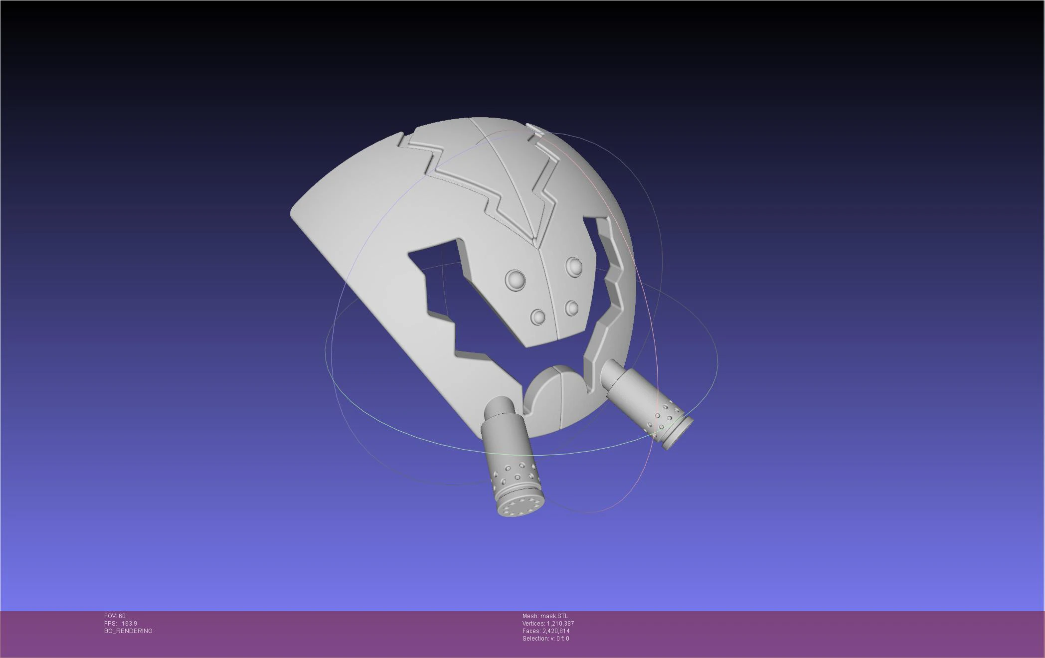 Dr Stone Stanley Mask 3D Print Model .c4d .max .obj .3ds .fbx .stl .blend 