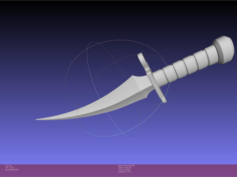 Attack On Titan Kenny Knife 3D Принт Модель