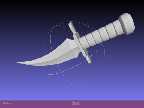 Attack On Titan Kenny Knife 3D Druckmodell
