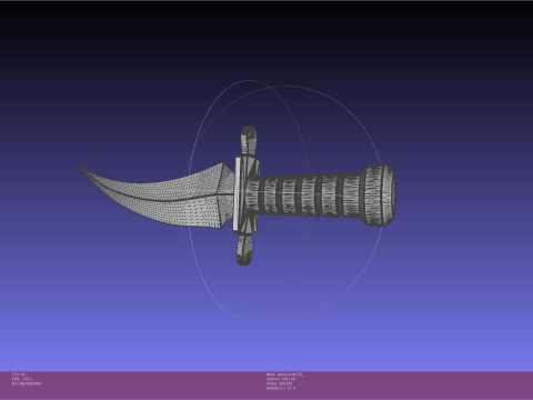 Attack On Titan Kenny Knife 3D Druckmodell